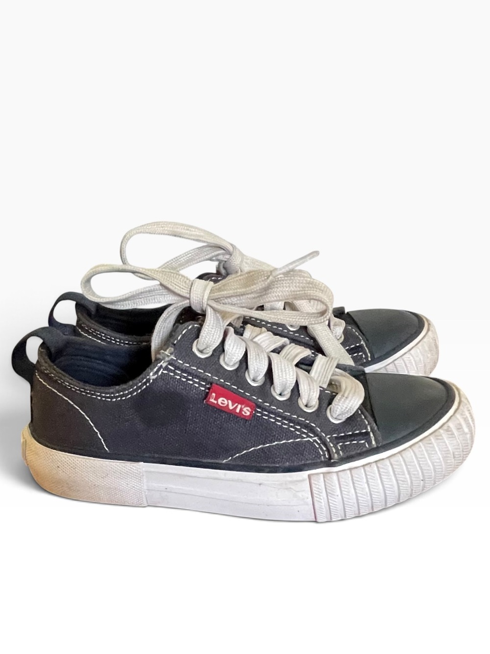 Levi's Kids Anikin C CVS Navy Blue Canvas Sneakers - Size 11 Little Kid